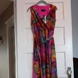 Multicolor Sleeveless Dress